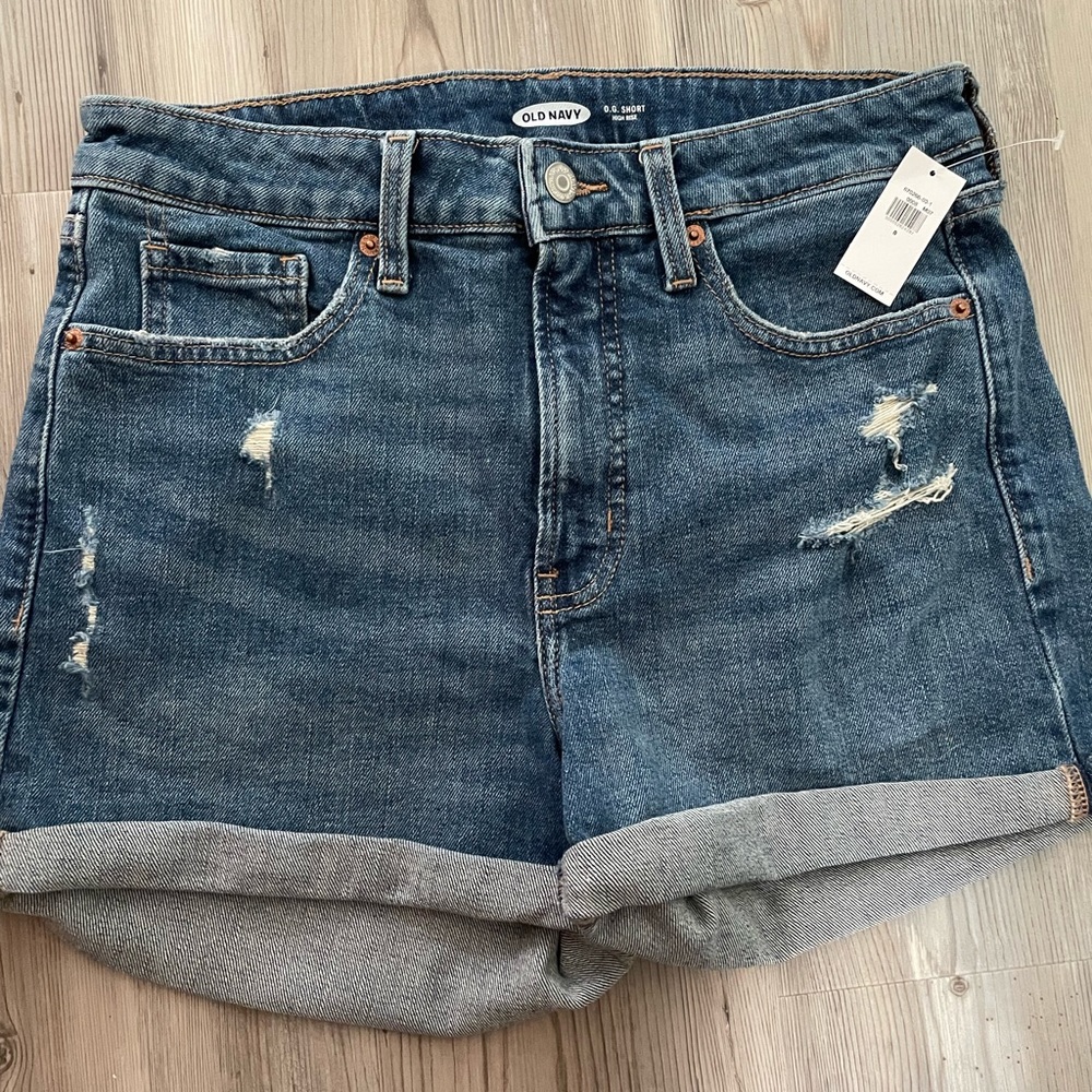 Denim shorts
